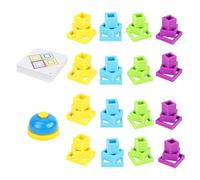 Blocchi impilabili per bambini, sfida mentale, impilamento, costruzione creativa, gioco interattivo per genitori e figli, con colori per lo sviluppo cognitivo