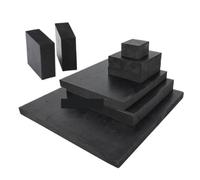Blocchi in gomma Blocco di gomma industriale quadrato nero