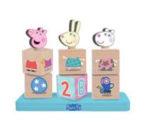 Blocchi in legno Peppa Pig con figurina