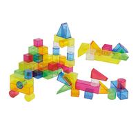 Blocchi Luce & Colore Traslucidi, 50 Pezzi per Scoprire Forme, Colori, Combinazioni