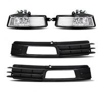 Blocchi Luci Antinebbia Compatibile Con A6 C6 4F Berlina Avant 2008 2009 2010 2011 Paraurti Anteriore Griglia Fendinebbia Copertura Telaio Gruppo Fendinebbia Accessori(1 Set)