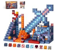 Blocchi magnetici 100 PCS Giocattoli di costruzione Giocattoli del bambino STEM Piastrelle magnetiche Giocattoli di costruzione per bambini Età 3+, Giochi creativi per bambini