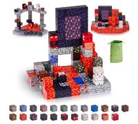 Blocchi magnetici, 115 pezzi Magnetic Blocks Magnetbausteine, magneti Building Magnetsteine Giocattolo magnetico Lava Fluss, mondo dei dinosauri avventura Cubi magnetici giocattolo per bambini dai 3