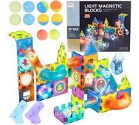 Blocchi magnetici luminosi, 75 pezzi