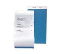 Blocchi master dell'hotel 8x15cm 50 fogli tripli autocopianti