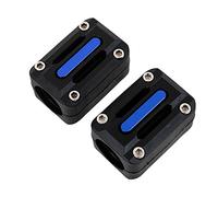 Blocchi paraurti moto, 22mm 25mm protezioni crash bar per NC700X, Africa Twin CRF1000L, 1290 Super Adventure, Tiger Explorer 1200, R1200GS, F800GS, Multistrada 950 (Blu)