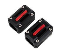 Blocchi paraurti moto, 22mm 25mm protezioni crash bar per NC700X, Africa Twin CRF1000L, 1290 Super Adventure, Tiger Explorer 1200, R1200GS, F800GS, Multistrada 950 (Rosso)