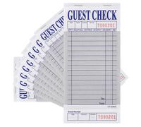 Blocchi per assegni per gli ospiti (confezione da 10) Blocchi per appunti per server - 500 assegni per gli ospiti in totale - 1 parte Blocchi per