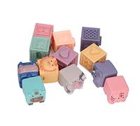 Blocchi per Neonati, Animali di Apprendimento Portatile Pedagogico Colori per 6 Mesi Fino Alla Fine dei Bambini
