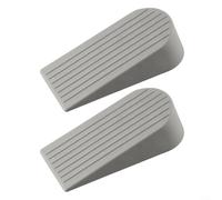 Blocchi per porte resistenti, 2 pezzi, realizzati in TPR con base antiscivolo per un posizionamento stabile della porta in varie applicazioni interne (grigio)
