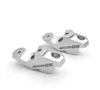 Blocchi rialzo manubrio Riser Per Manubrio Moto Per BMW F850GS ADV, Clip Di Sollevamento, Adattatore Estensione, Regolatore Altezza, Montaggio Sul(Argento 1)
