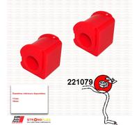 Blocchi silenziosi barra stabilizzatrice anteriore per Golf II Country/Syncro...