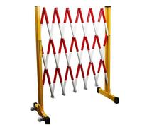 blocchi stradali estesi, Barriera mobile pieghevole espandibile for il traffico con ruote, altezza 1,2 m o 1,5 m, multicolore(1.5m x 5m/5ft x 16.4ft)