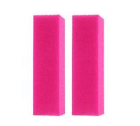 Blocchi tampone for unghie da 2 pezzi, blocchi in spugna a 4 lati for acriliche, strumento for manicure professionale(Neon Pink)