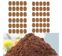 Blocchi Terreno Cocco Naturale Husk Confezione da 60 per Uso Succulente e Giardi
