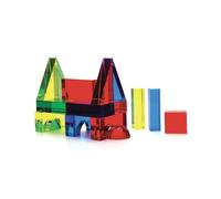 Blocchi Traslucenti - 28 Pezzi in 6 Forme e 4 colori