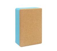 Blocchi Yoga Yoga Brick and Cork Synthetic Strench Exercise Block Home Use Gym Fitness Assistive Equipment(Light blue)