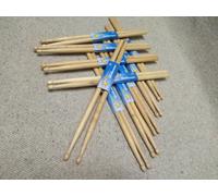 Blocco 10 coppie Bacchette per batteria 5B in legno 20 bacchette ovvero 10 paia