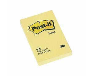 Blocco 100Fg Post-It Giallo Canary 76X51Mm 656 Cf 12 Pz