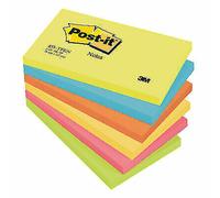 ARTICOLO CANCELLERIA 3M POST-IT ENERGETIC 76X127 COLORATI CONF DA 6