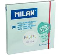 Blocco 90 fogli super adesivi blu pastello 76 x 76 mm NUOVO