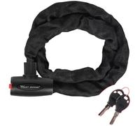 Blocco a catena anti -furto in acciaio A3 addensato Lunghezza 1 m per porta mobile mobile Multipurlo Usa Accetibili con blocco della bici compatibili con lucchetti standard(Semplice 45 cm)