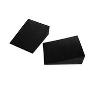 Blocco a cuneo per yoga Cuneo for squat Balance Block Calf Raises Board(Black)