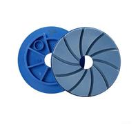 Blocco a lumaca da 12,7 cm per mola per levigatura dei bordi, cuscinetti per lucidatura per pavimenti in cemento, marmo e granito con smussatura per design del bordo, diametro 125 mm, collegamento