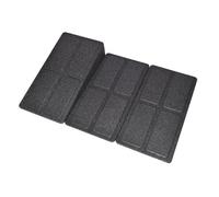 Blocco a per squat, 32 x 16 x 12 cm, set da 3 pezzi | Tavola inclinata in | schiuma inclinata 8,5° 8,5° 17° | per stretching polpaccio ginocchio mobilizzazione attrezzature fisiche per