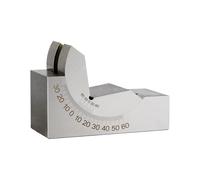 Blocco a V con angolo regolabile Calibro angolare regolabile ad alta precisione KP25 30 46 for rettificatrice fresatrice con pendenza destra V Block 114(KP25 75X25X35mm)