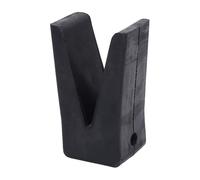 Blocco a V salva poppa in gomma premium per telaio a Y marino Installazione migliorata e rapida con foro 0,36 pollici Robusta protezione per poppa in gomma di grado marino per