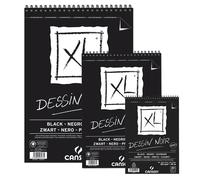 BLOCCO CARTA SPIRALATO MULTITECNICA SERIE XL " DESSIN NOIR " 40 FG. F.TO A3 150