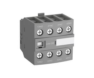 Blocco ABB contatti ausiliari 2N 2NC frontale CA422E