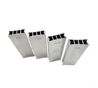 Blocco abrasivo bidirezionale per chitarra, 25 cm, in lega di alluminio, per livellare i tasti e modellare la tastiera, strumento da liutaio per costruttori di chitarra e basso (9,5 20)