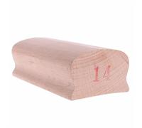 Blocco abrasivo in legno per chitarra per livellare i tasti e modellare la tastiera, strumento liutaio con raggio da 18,4 cm a 50,8 cm, lunghezza 13 cm, struttura in legno