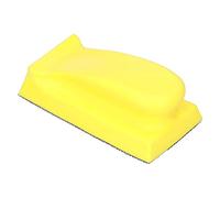 Blocco abrasivo manuale, tampone di carta vetrata autoadesivo rettangolare, strumento per lucitura del legno, morbi schiuma PU, impugnatura como e leggera, 135x70 mm, per la