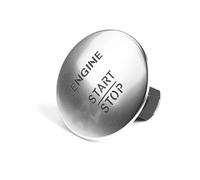Blocco accensione auto Interruttore a pulsante di avviamento e arresto del motore con un clic senza chiave per auto, adatto per Benz W204 W205 W245 W211 W212(Silver)