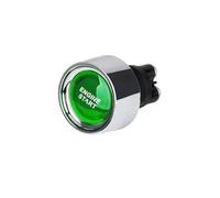 Blocco accensione auto Interruttore di accensione e avviamento del motore 12V 50A 3 pin SPST Pulsante momentaneo senza chiave Interruttori ON OFF Adatto per(Green)