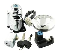 Blocco Accensione Compatibile Con VT250 Per Magna 250 1995-1997 Per Steed 400 1992-1998 Per Shadow 400 2000-2002 Kit Interruttore Accensione Moto Tappo Carburante Coperchio Serbatoio Chiavi