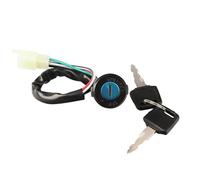 Blocco Accensione Motocicletta Interruttore Avviamento A Filo Per Moto Serrature Per Porte 2 Chiavi 50cc-150cc, Quad 4 Ruote ATV Accensione Per Suzuki(4 Wires Male Plug)