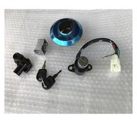 Blocco Accensione Per CBT125 Per CB125T Per CBT 125 CM125 Tutti Anni Interruttore Di Accensione Moto Tappo Serbatoio Carburante Set Di Chiavi Serratura Sedile Casco Blocchetto Accensione(Full set)