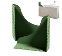 Blocco acqua in silicone, paraspruzzi per vasca da bagno, paraspruzzi per angolo vasca, protezione per bagno, bancone lavello cucina, pavimento ad angolo scrivania, striscia di diga per soglia doccia