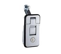 Blocco aereo in lega di zinco, tipo pressa, serratura della porta, scatola elettrica, serratura della porta, 1 pezzo(Chrome platino)
