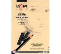 Blocco Album QUADERNO Blocco Carta SPOLVERO GIALLINO Bozzetti Schizzi 23x33cm 50 Fogli 90 Grammi Album Foglio Disegno per MATITE CARBONCINI PASTELLI Penne Sketch Paper