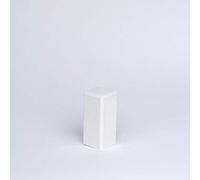 Blocco angolare universale in vero legno - Torre angolare laccato bianco - altezza 45 mm