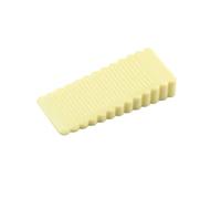 Blocco anticollisione in plastica creativa non perforata for porta in gomma, maniglia superiore in silicone(Yellow,5 PCS)