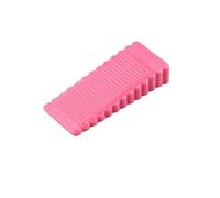 Blocco anticollisione in plastica creativa non perforata for porta in gomma, maniglia superiore in silicone(Pink,3 PCS)