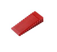 Blocco anticollisione in plastica creativa non perforata for porta in gomma, maniglia superiore in silicone(Red,10 PCS)