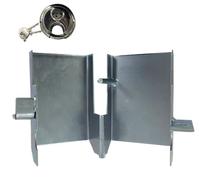 Blocco antifurto ripiegabile camper rimorchi