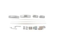 BLOCCO ASTA DI SPINTA FORTE FACILE APERTURA DELLA PORTA FUGA PER USO IN FABBRICA DI CENTRI COMMERCIALI (Doppio punto di chiusura)